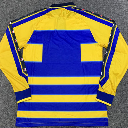Jersey 1999/00 Parma Local Manga larga Versión Fan Retro
