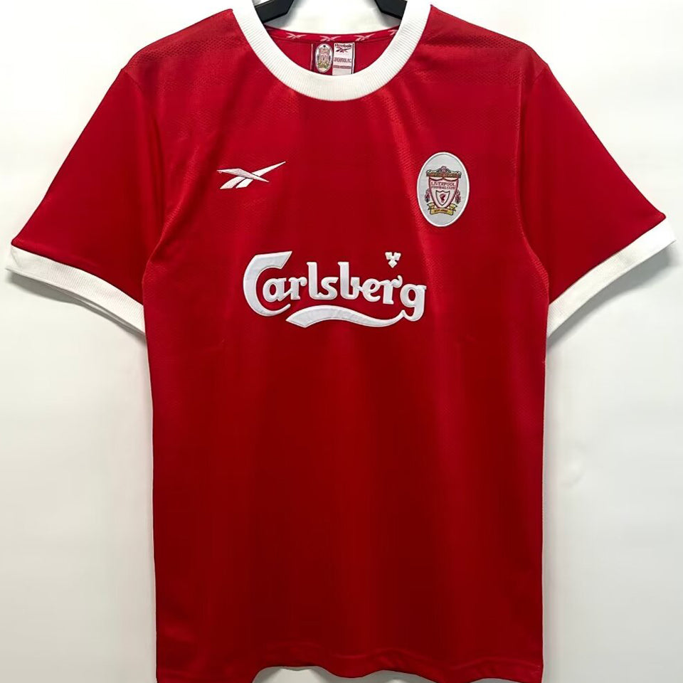 jersey 1997/98 liverpool local manga corta versión fan retro