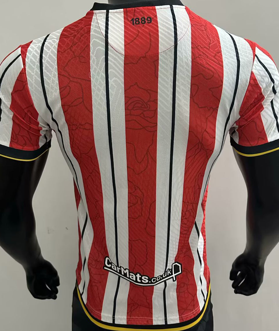 jersey 2025/26 sheffield united local manga corta versión jugador