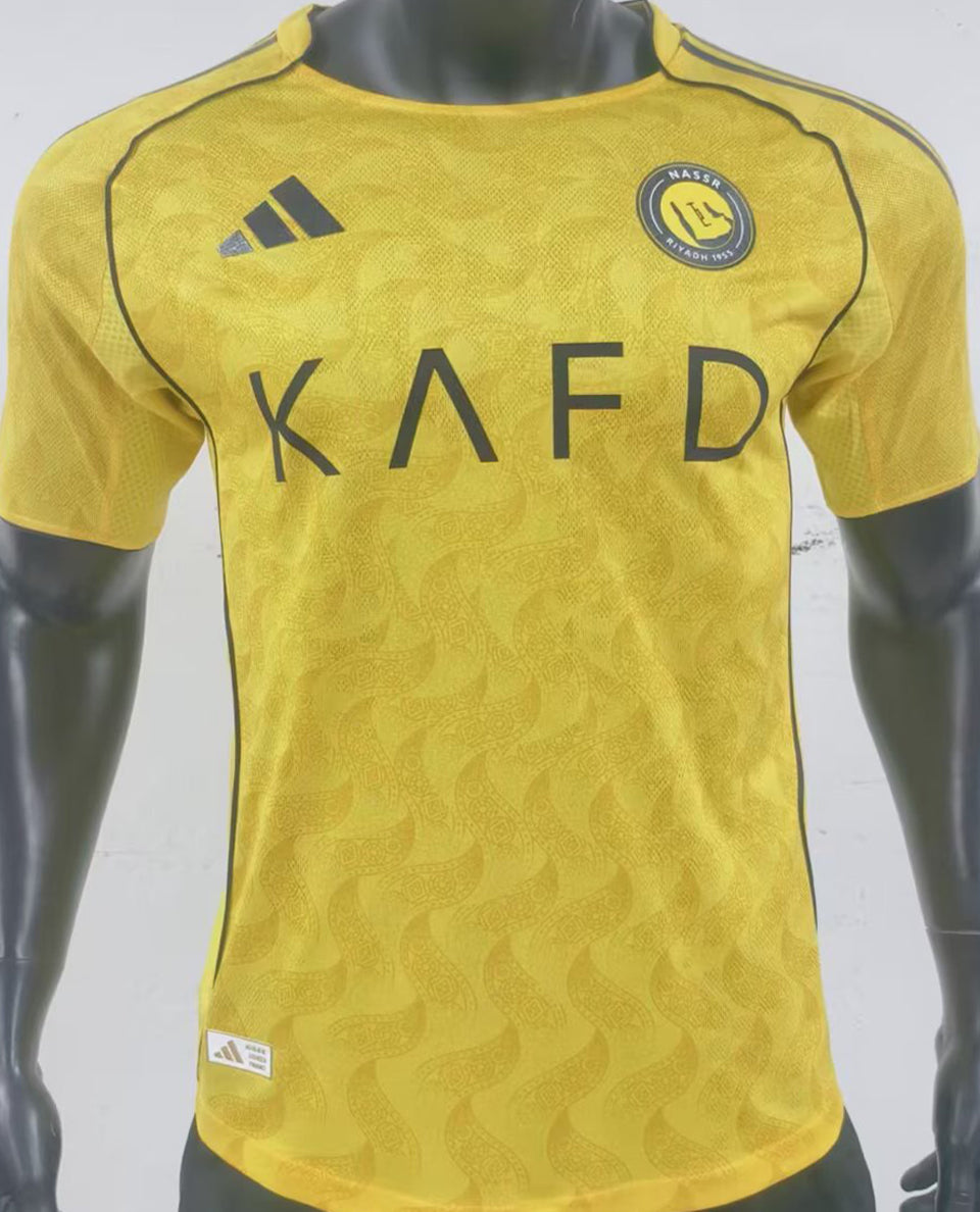 Jersey 2025/26 Al Nassr Local Manga corta Versión Jugador