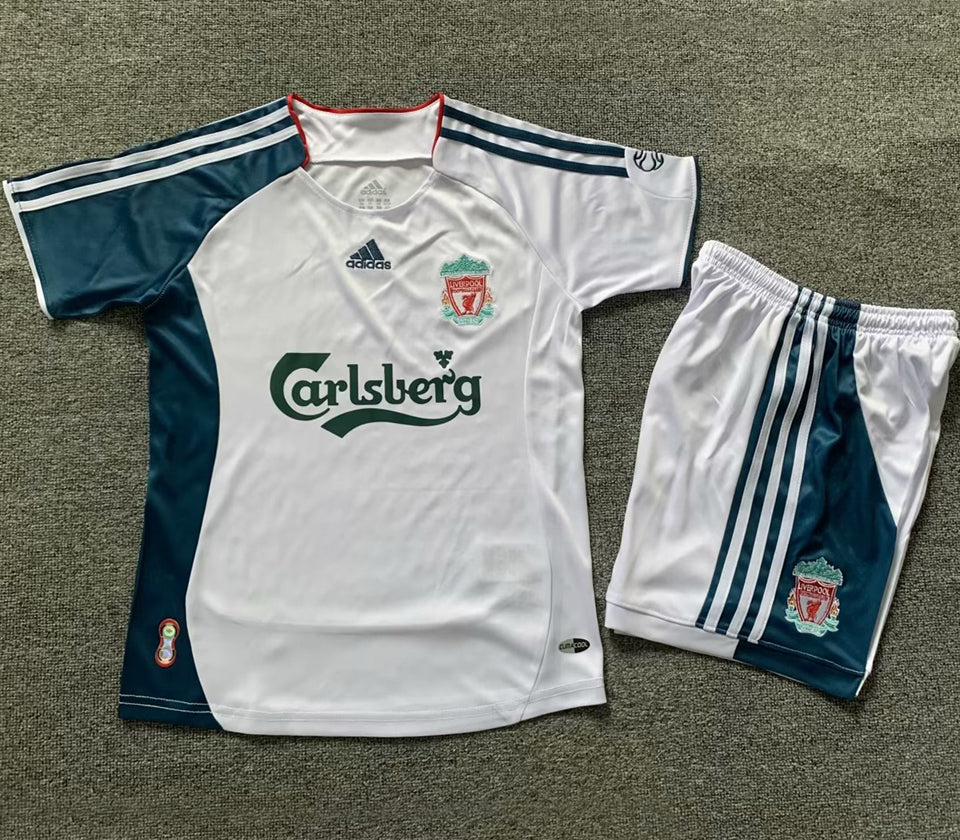 jersey 2006/08 liverpool visitante manga corta niño retro