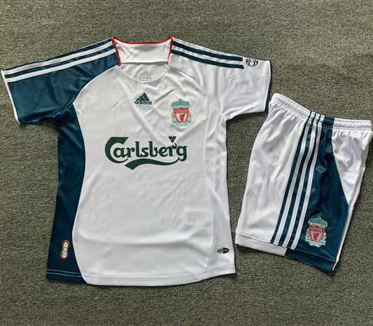 Jersey 2006/08 Liverpool Visitante Manga corta Niño Retro