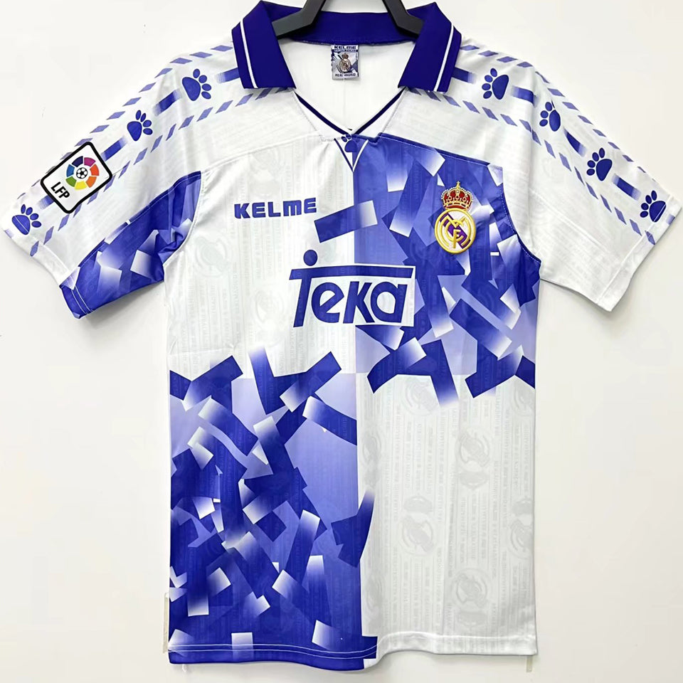 jersey 1996/97 real madrid tercero manga corta versión fan retro