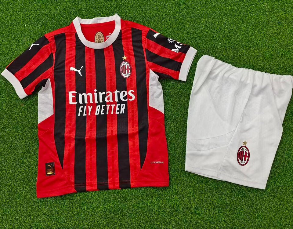 Jersey 2024/25 AC Milan Local Manga corta Versión Jugador