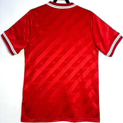 Jersey 1986 Manchester United Local Manga corta Versión Fan Retro