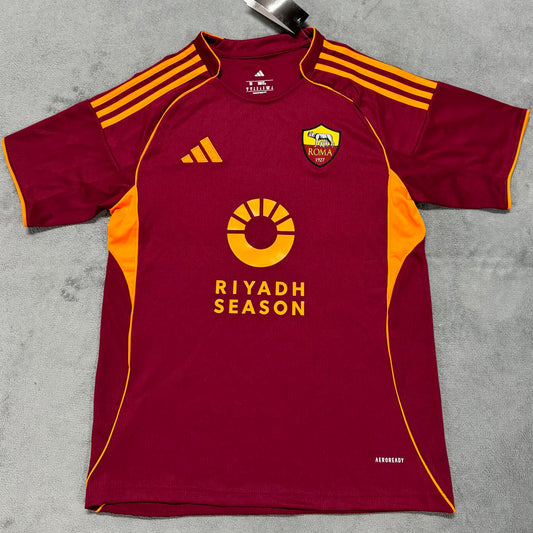 Jersey 2025/26 Roma Local Manga corta Versión Fan