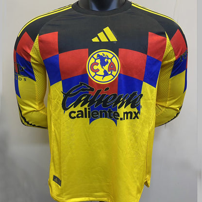 Jersey 2025/26 Club America Local Manga larga Versión Jugador