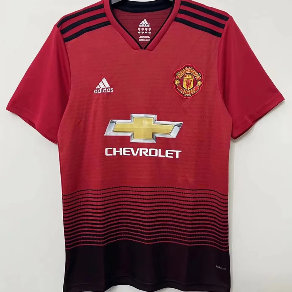 Jersey 2018/19 Manchester United Local Manga corta Versión Fan Retro