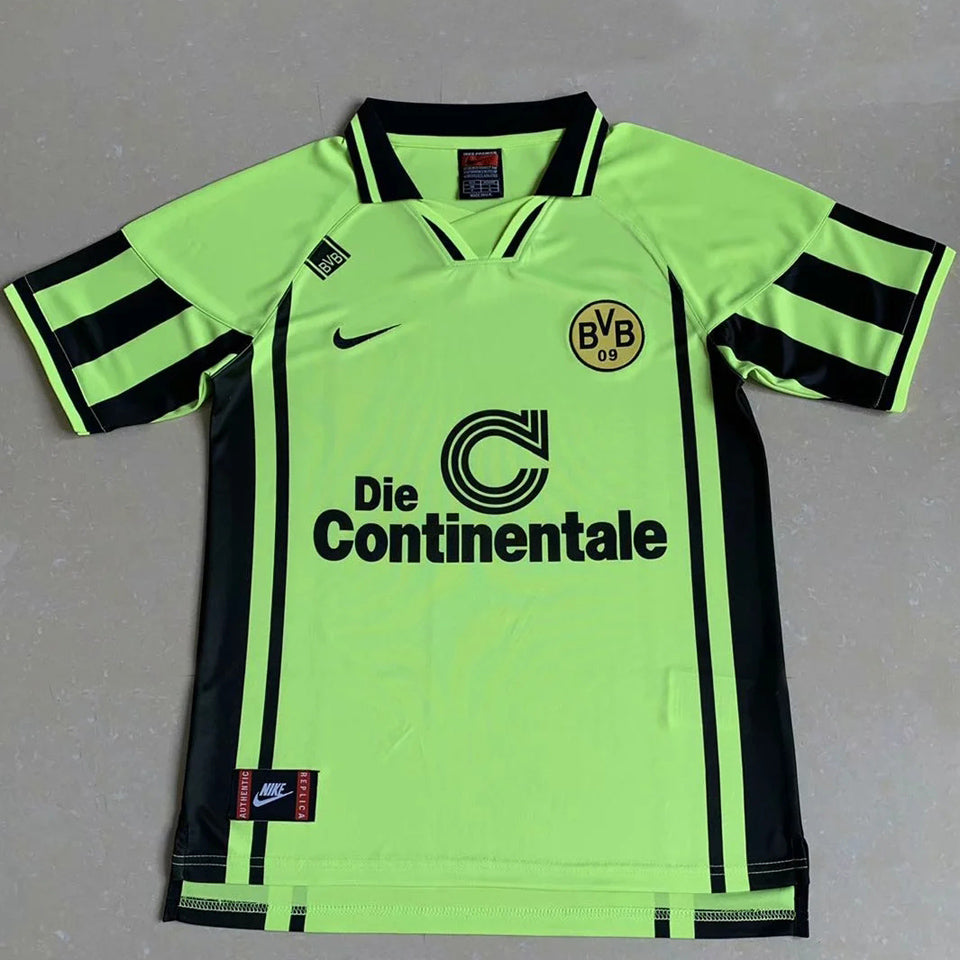 jersey 1996 borussia dortmund visitante manga corta versión fan retro
