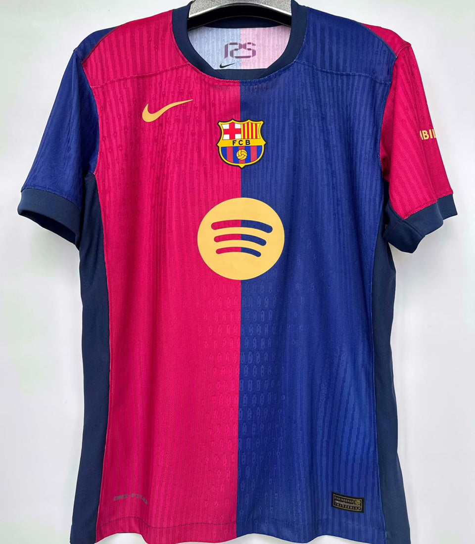 jersey 2024/25 barcelona local manga corta versión jugador