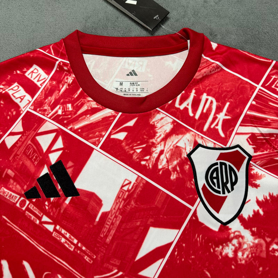 jersey 2025/26 river plate especial manga corta versión fan