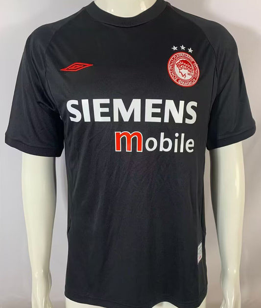 Jersey 2004/05 Olympiacos Visitante Manga corta Versión Fan Retro