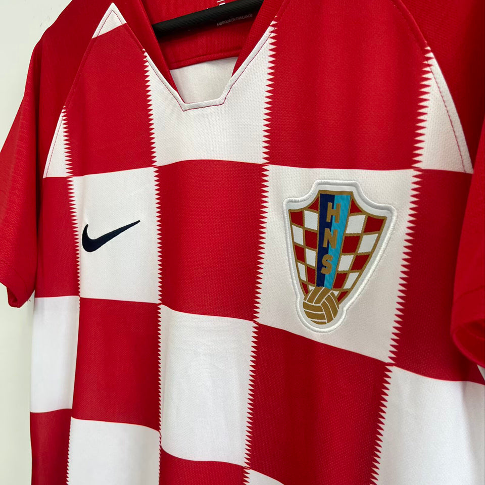 2018 croacia local versión fan selecciones retro