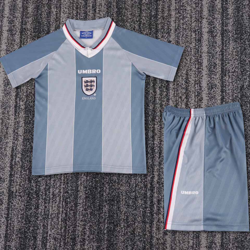 1996 Inglaterra Visitante Niño Selecciones Retro