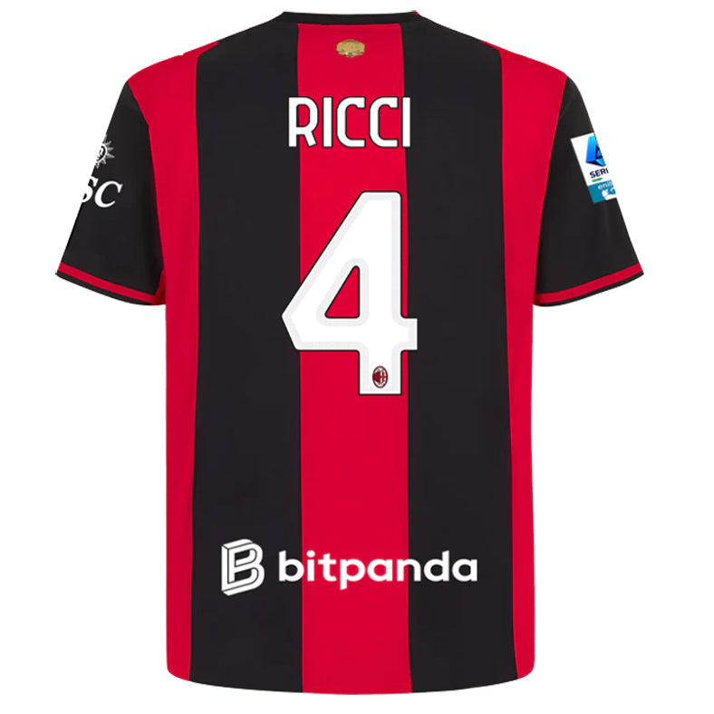 jersey 2026/27 ac milan local manga larga versión jugador