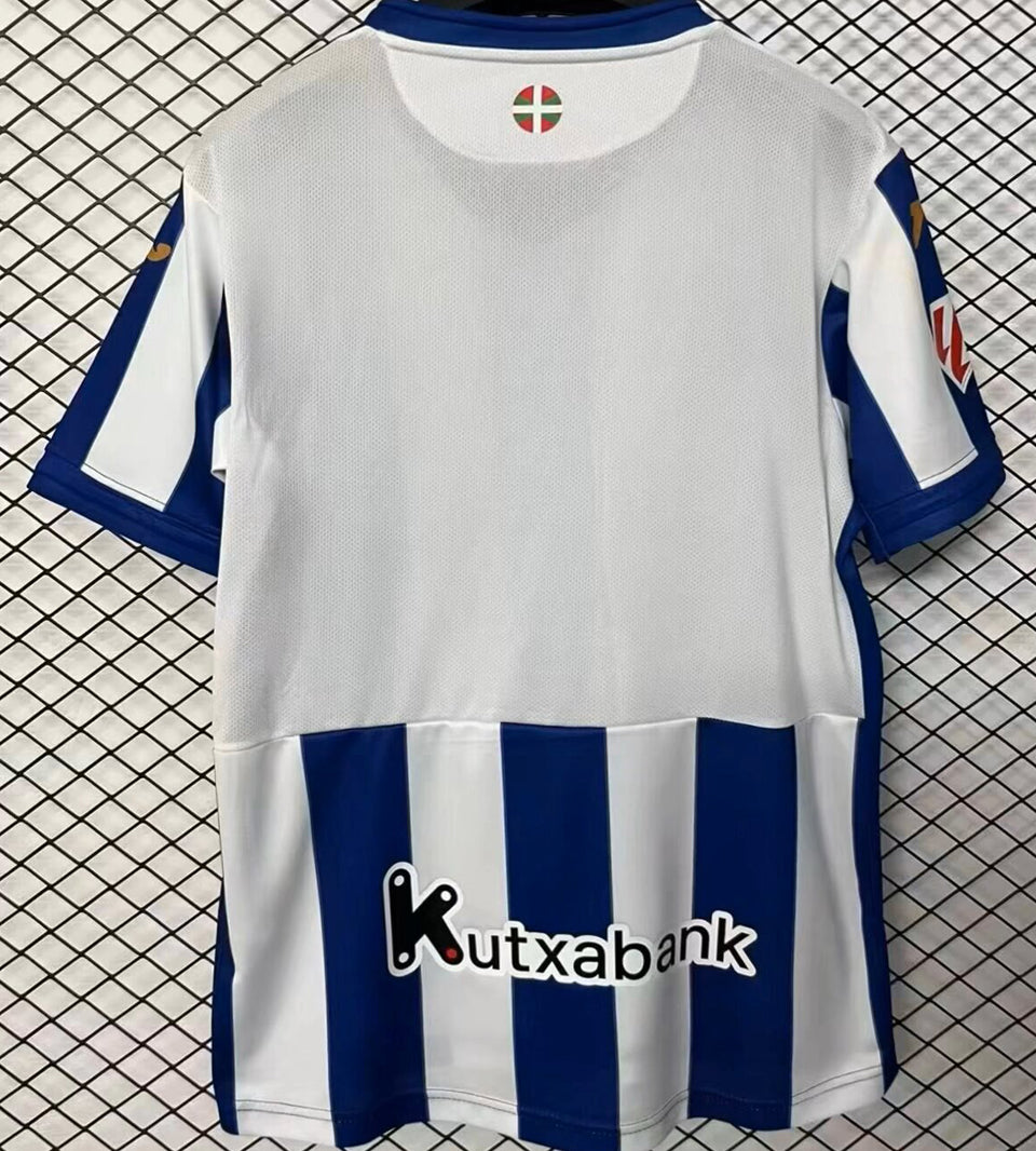 jersey 2026/27 real sociedad local manga corta versión fan