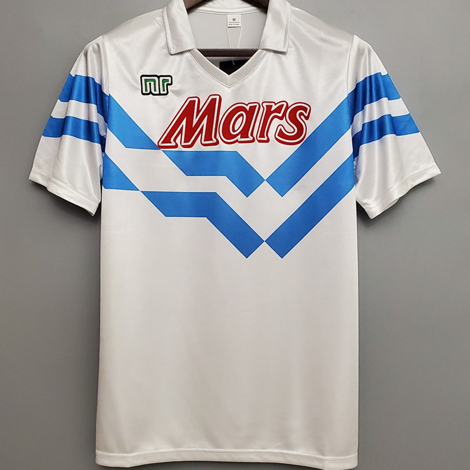 jersey 1988/89 napoli visitante manga corta versión fan retro