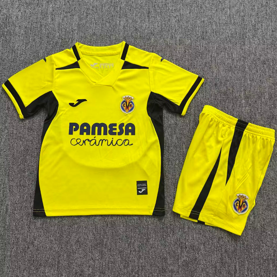jersey 2026/27 villarreal local manga corta niño