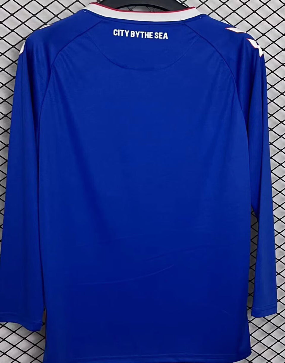 Jersey 2025/26 Sunderland Visitante Manga larga Versión Fan