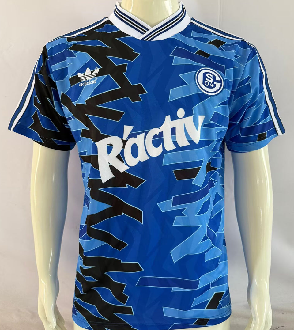 jersey 1992/1993 schalke 04 especial manga corta versión fan retro