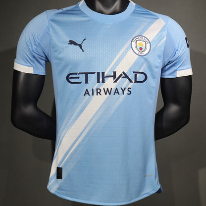 Jersey 2025/26 Manchester City Local Manga corta Versión Jugador