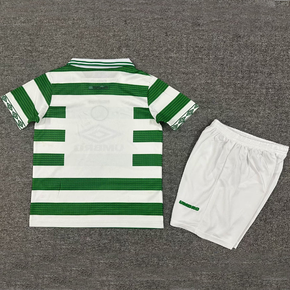 Jersey 1997/1999 Celtic Local Manga corta Niño Retro