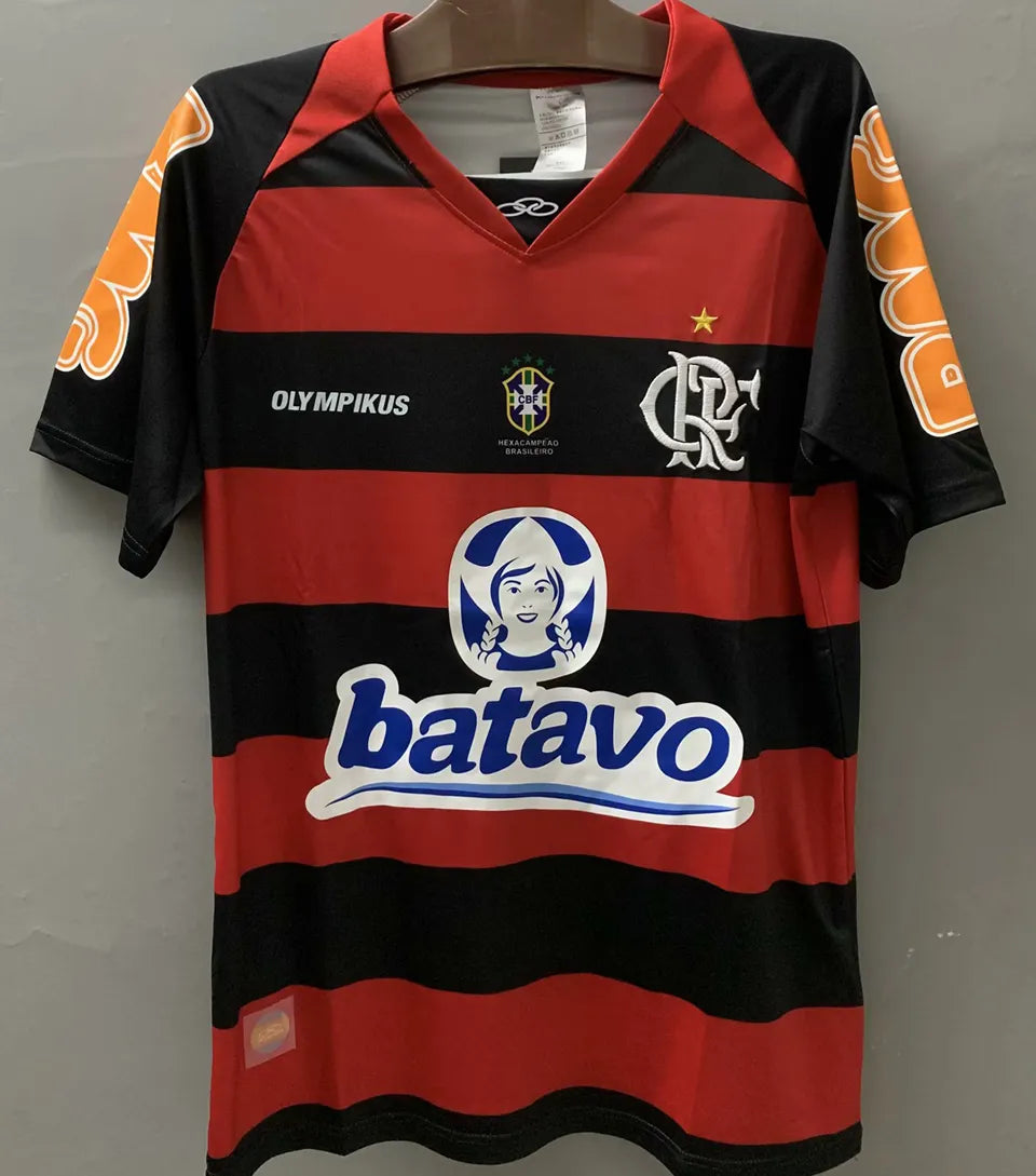 Jersey 2010 Flamengo Local Manga corta Versión Fan Retro