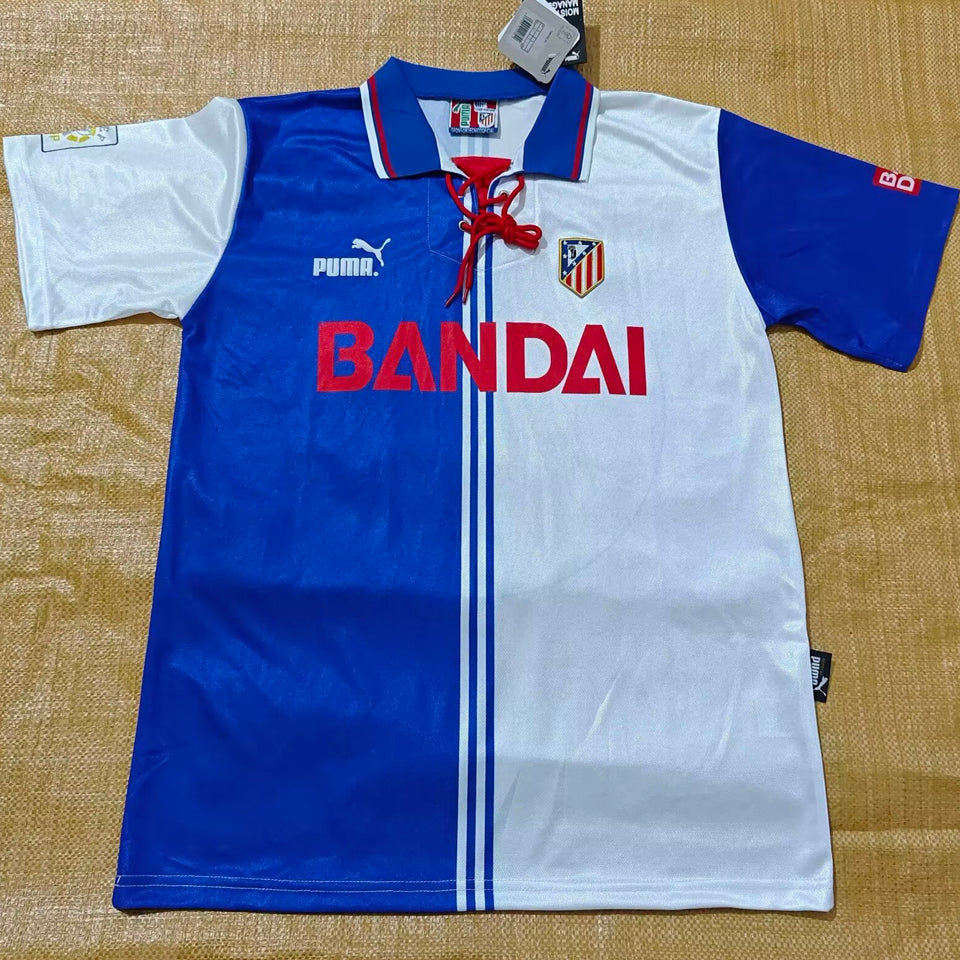 jersey 1996/97 atletico de madrid tercero manga corta versión fan retro