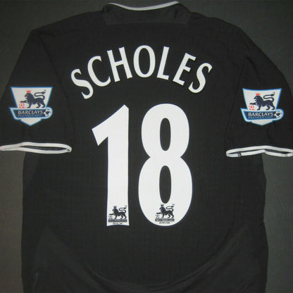 Jersey 2003/2004 Manchester United Visitante Manga larga Versión Fan Retro