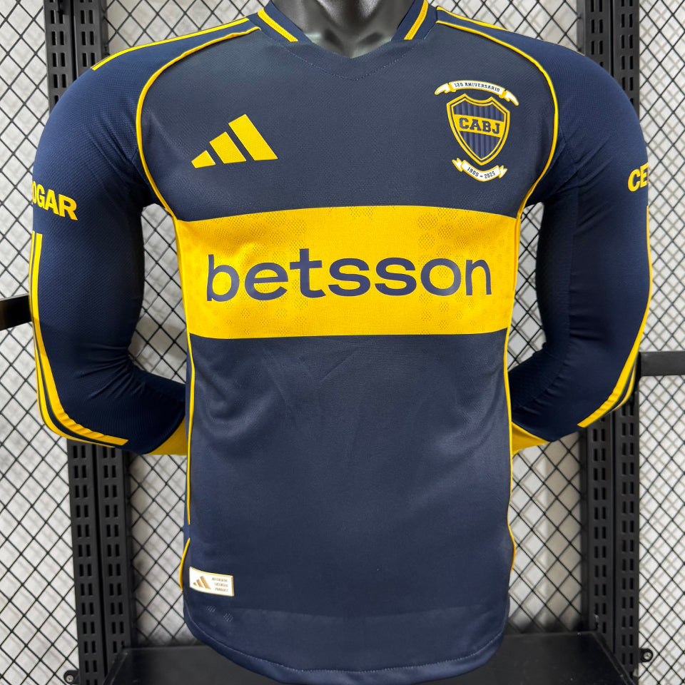 jersey 2025/26 boca especial manga larga versión jugador