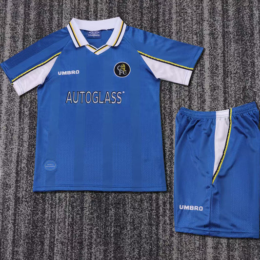 Jersey 1997/99 Chelsea Local Manga corta Niño Retro