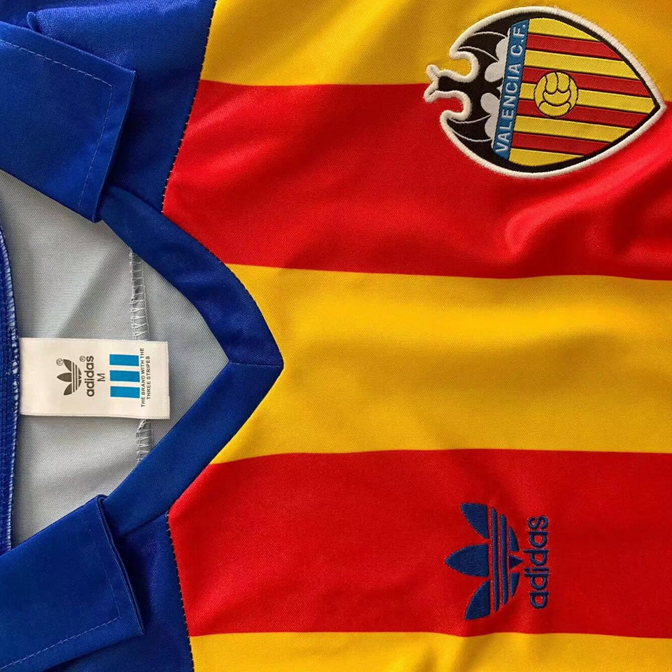 Jersey 1980/82 Valencia Visitante Manga corta Versión Fan Retro