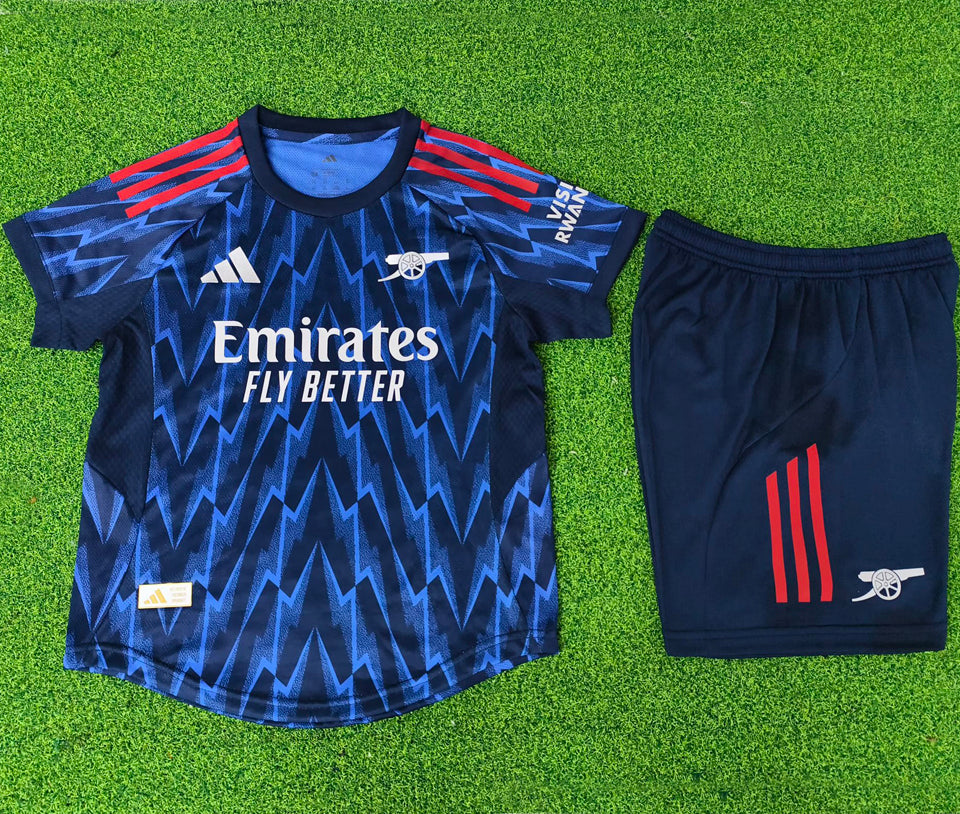 jersey 2025/26 arsenal visitante manga corta versión jugador