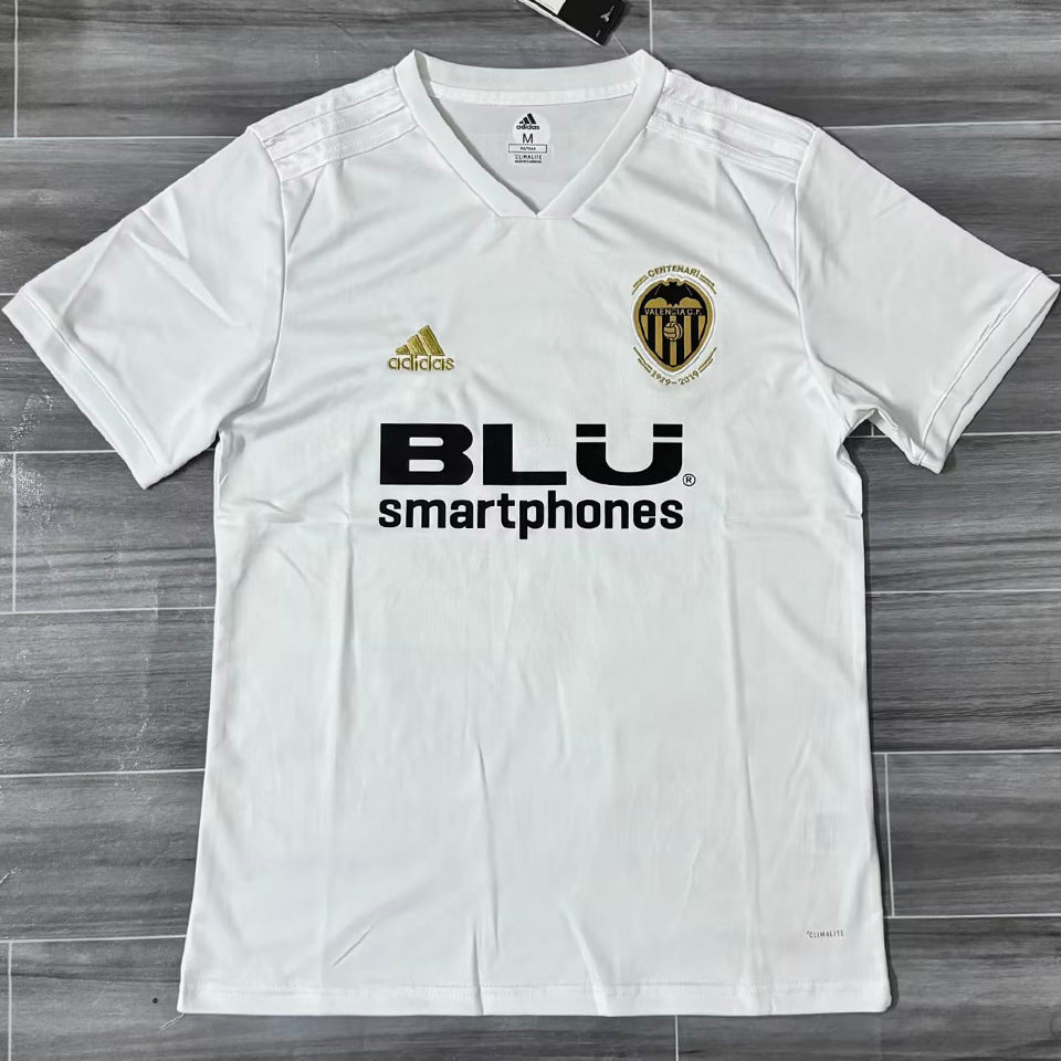 jersey 2018/19 valencia local manga corta versión fan retro