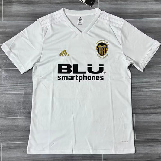 Jersey 2018/19 Valencia Local Manga corta Versión Fan Retro