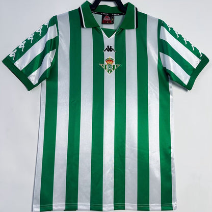 Jersey 1999/2000 R BTS Local Manga corta Versión Fan Retro