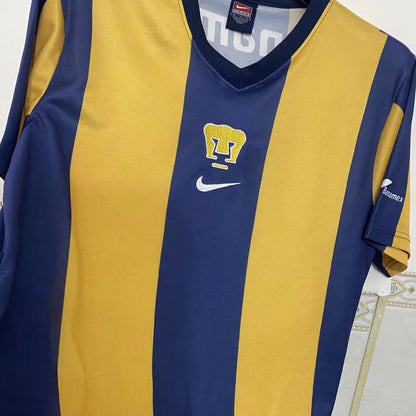 Jersey 2000/2001 PUMAS Local Manga corta Versión Fan Retro