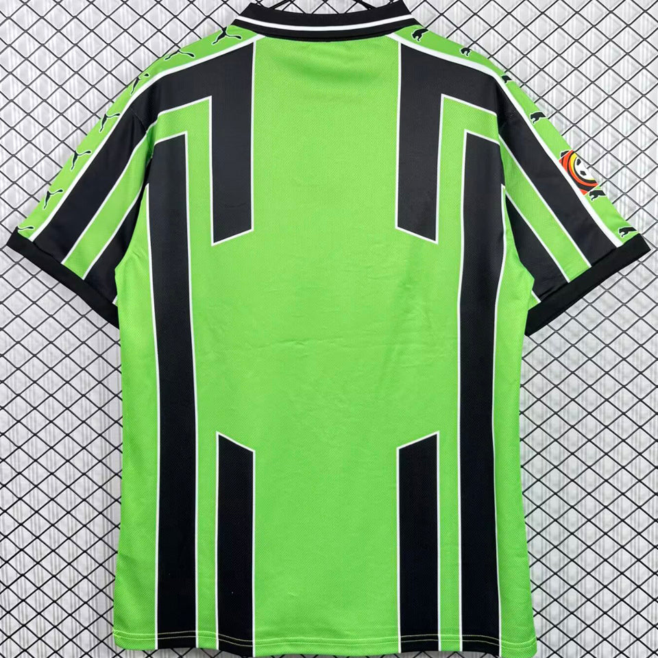 jersey 1999/2000 wolfsburg visitante manga corta versión fan retro