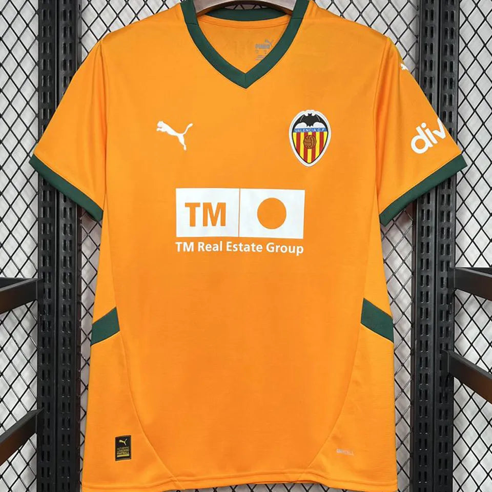 Jersey 2024/25 Valencia Tercero Manga corta Versión Fan