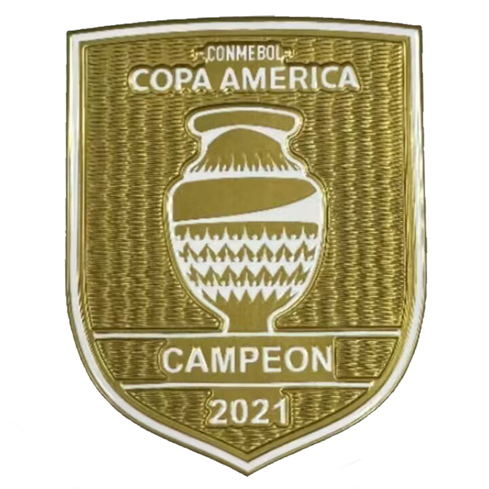 2021 conmebol copa america campeon patch parches/letras