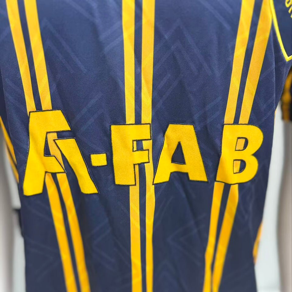 jersey 1993/1994 aberdeen visitante manga corta versión fan retro