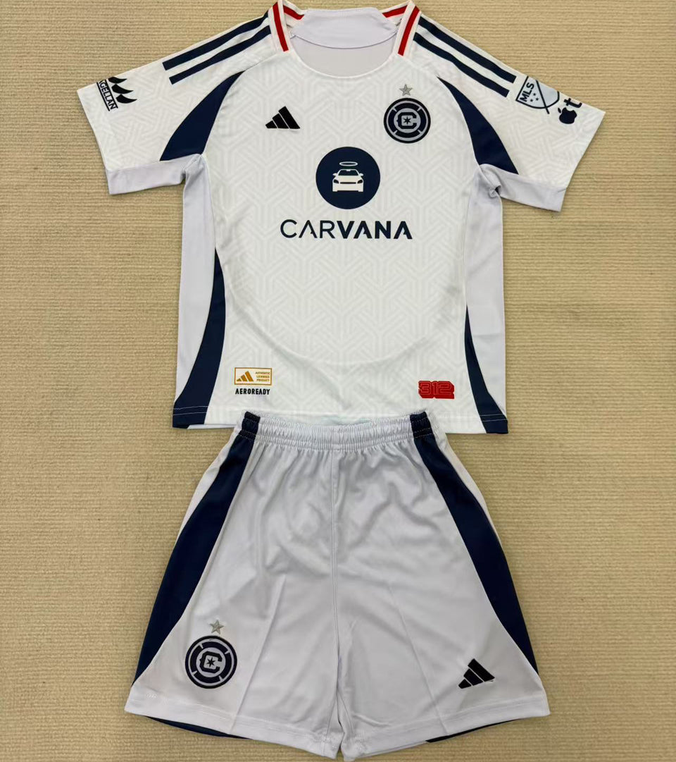 Jersey 2025/26 Chicago Fire Visitante Manga corta Niño