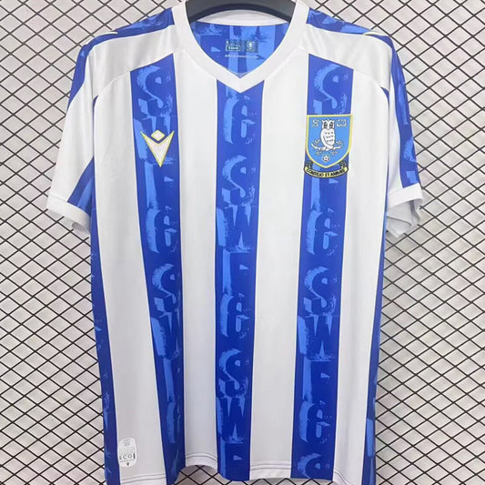 Jersey 2025/26 Sheffield Wednesday Local Manga corta Versión Fan
