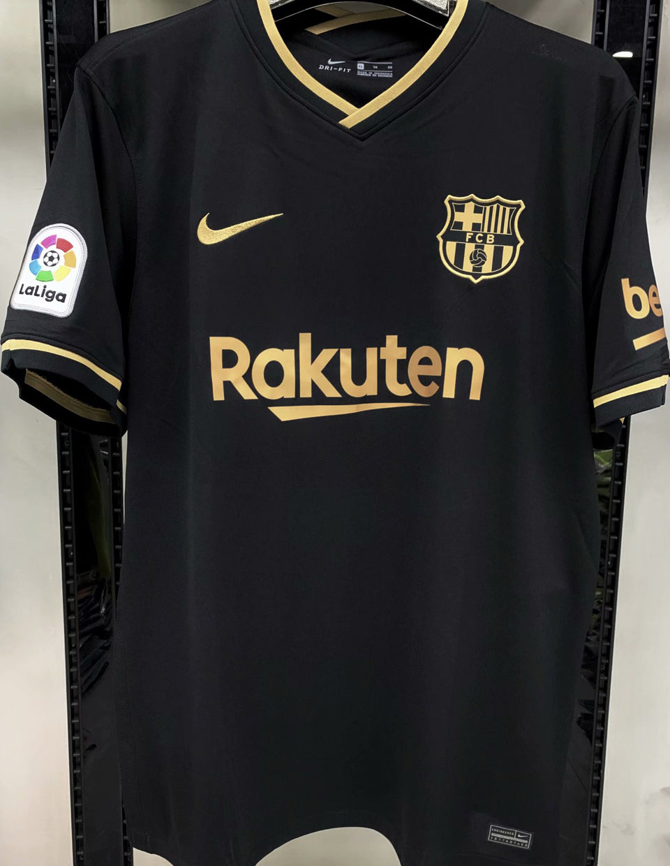 jersey 2020/21 barcelona visitante manga corta versión fan