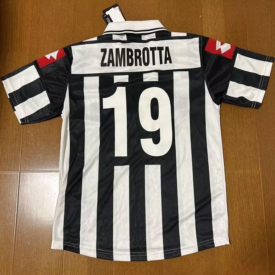 jersey 2001/02 juventus local manga corta versión fan retro