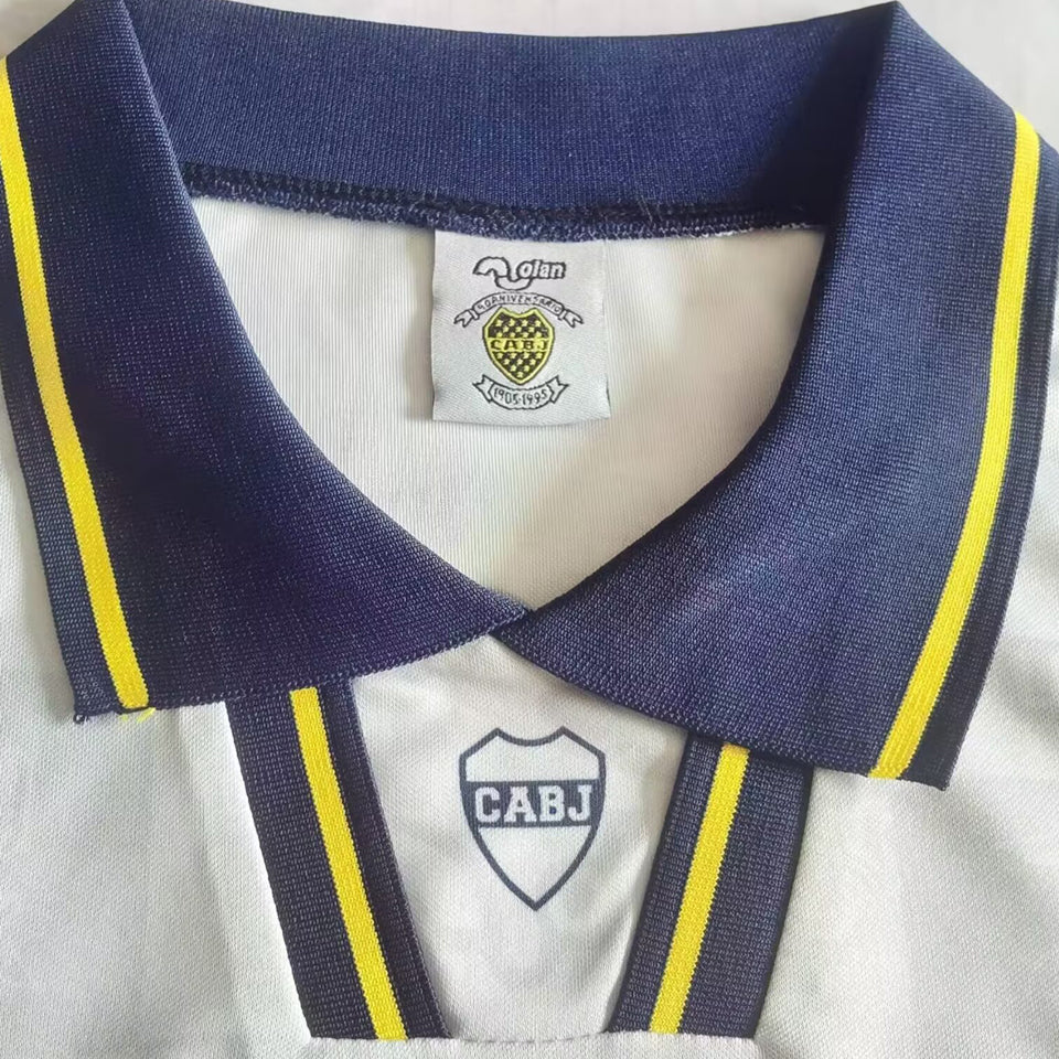 jersey 1995/96 boca visitante manga corta versión fan retro
