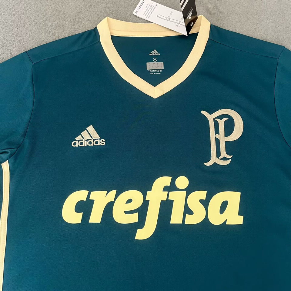 jersey 2017/18 palmeiras tercero manga corta versión fan retro