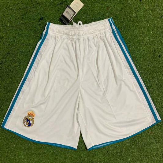 2017/18 Real Madrid Local Versión Fan Shorts/ Pantalones Retro