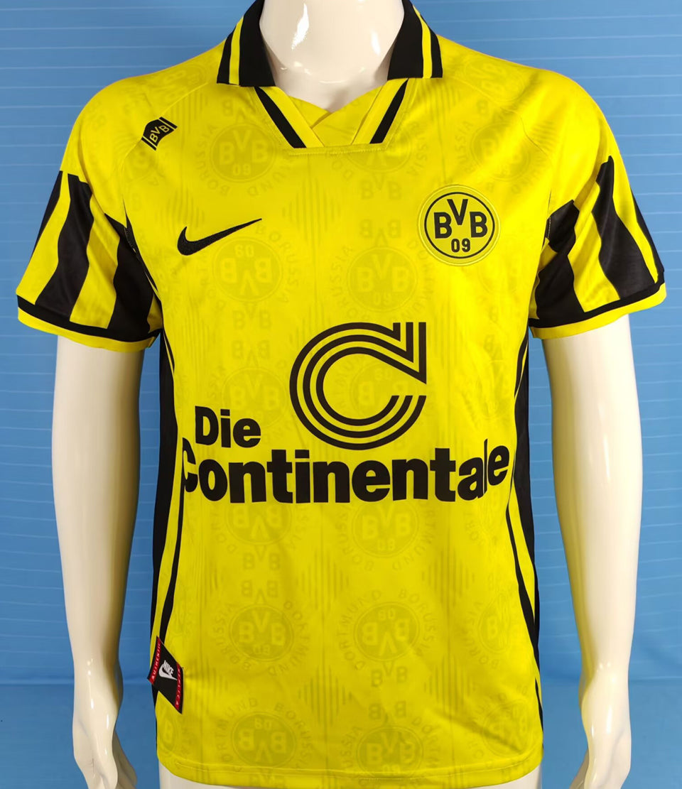 jersey 1996/1997 borussia dortmund local manga corta versión fan retro