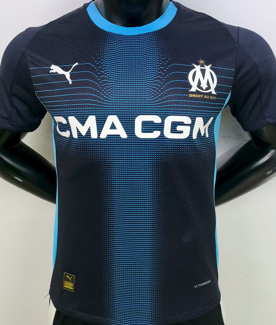 jersey 2025/26 marsella visitante manga corta versión jugador